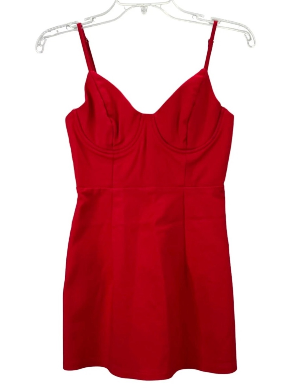 Princess Polly Red Mini Dress with Sweetheart Neckline